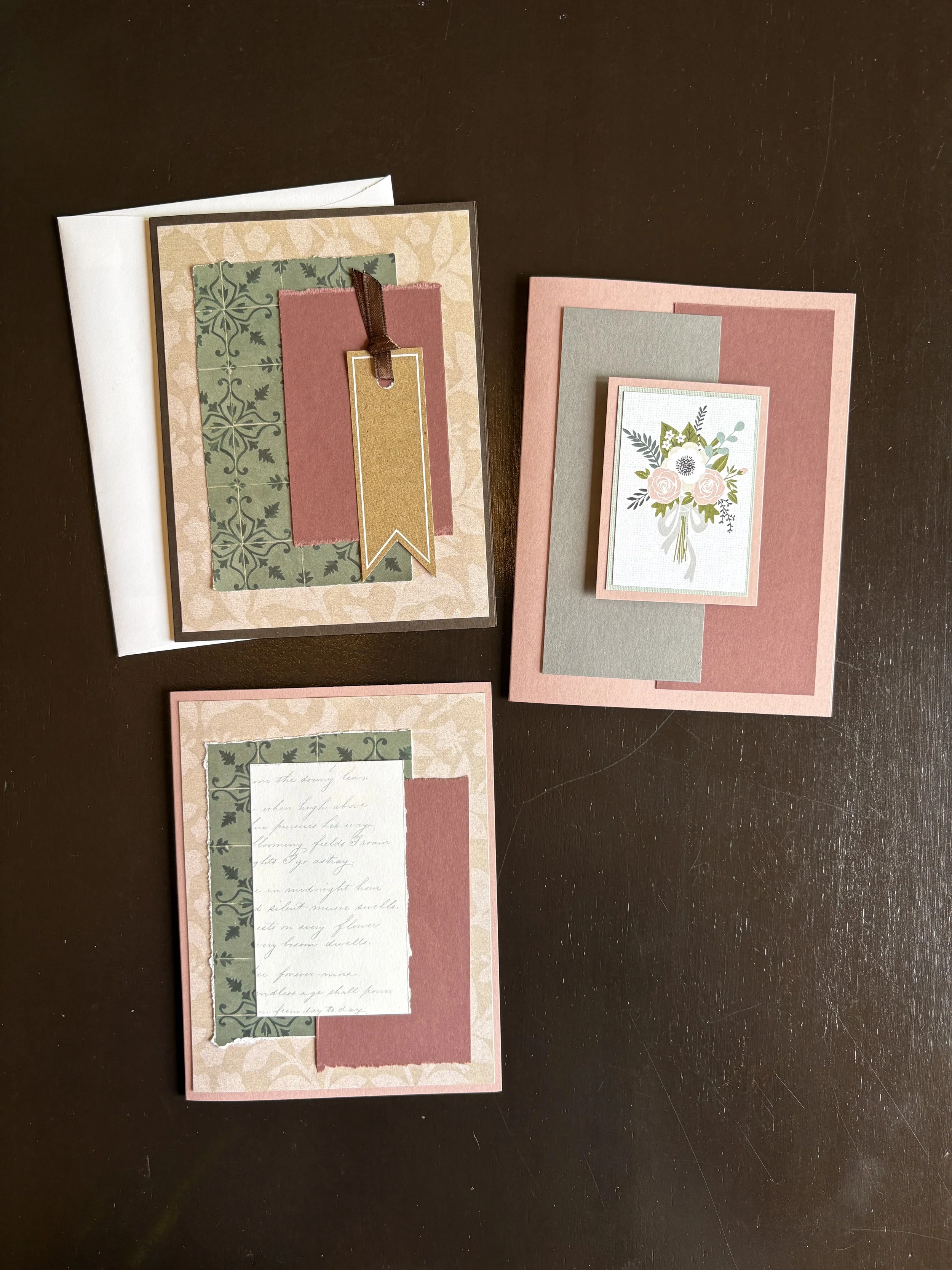 Smokey Pink Card Set
