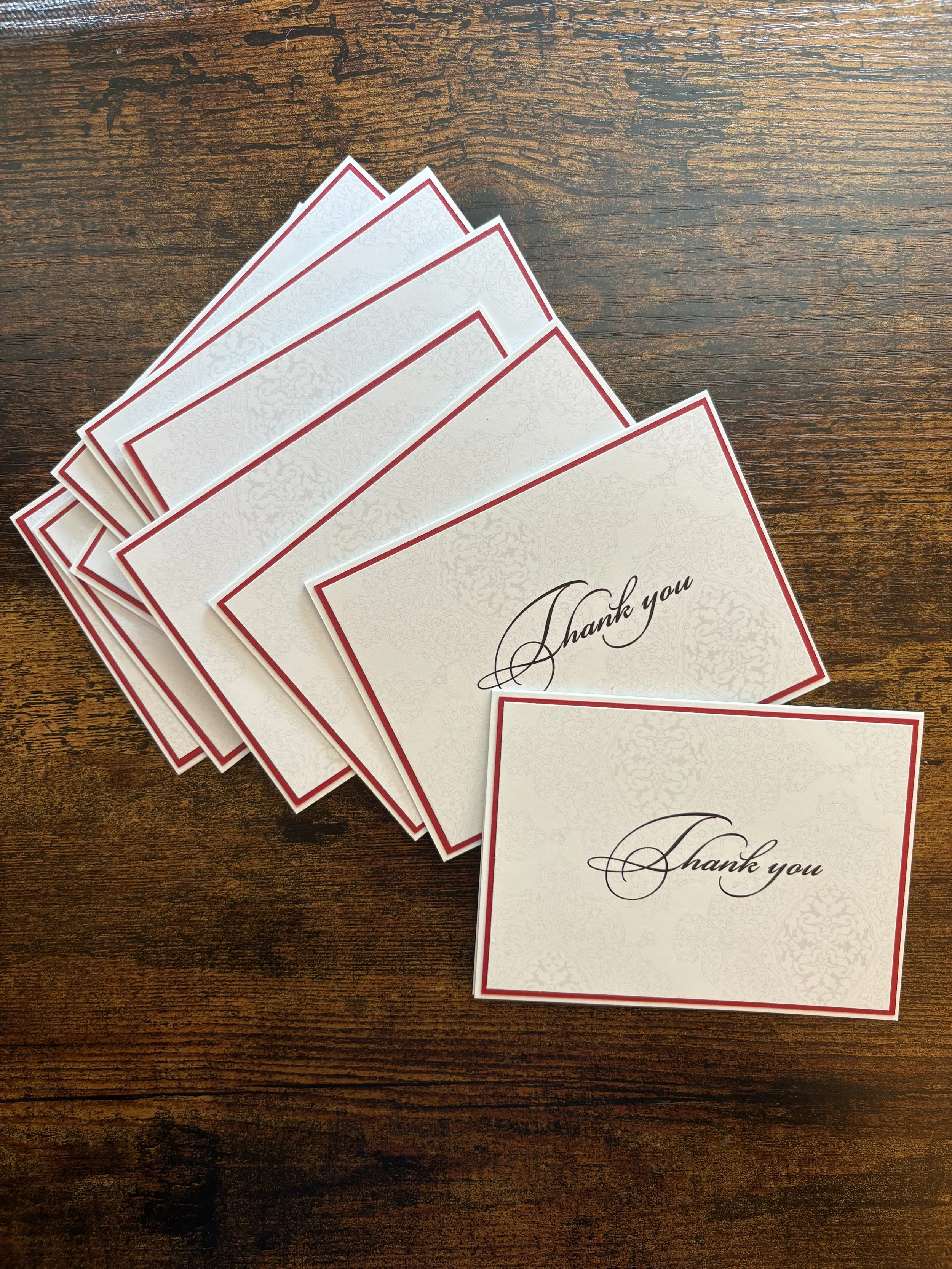 Thank You Card Set, Formal