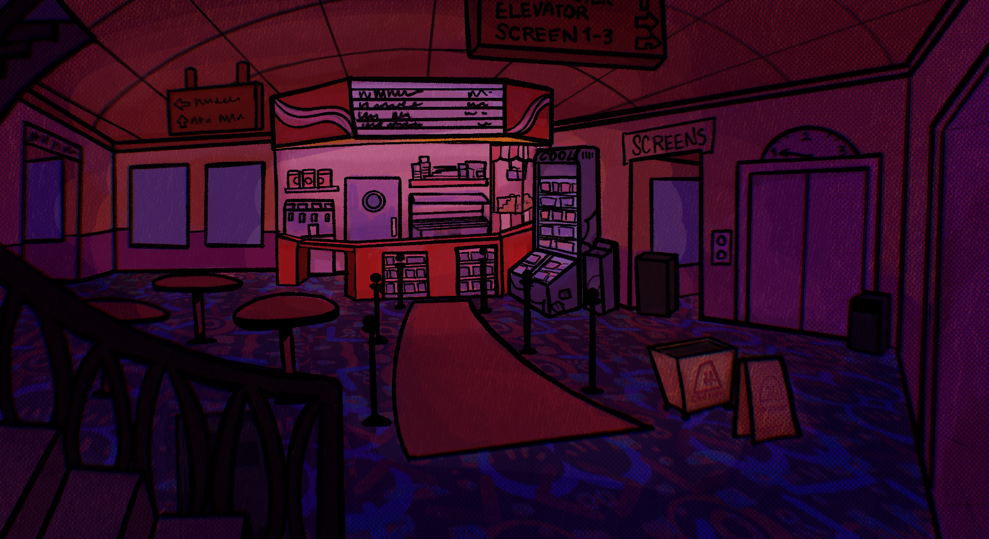 Midnight Matinee: With a team of Animators and Scriptwriters, we made a pitch pack for this project.
