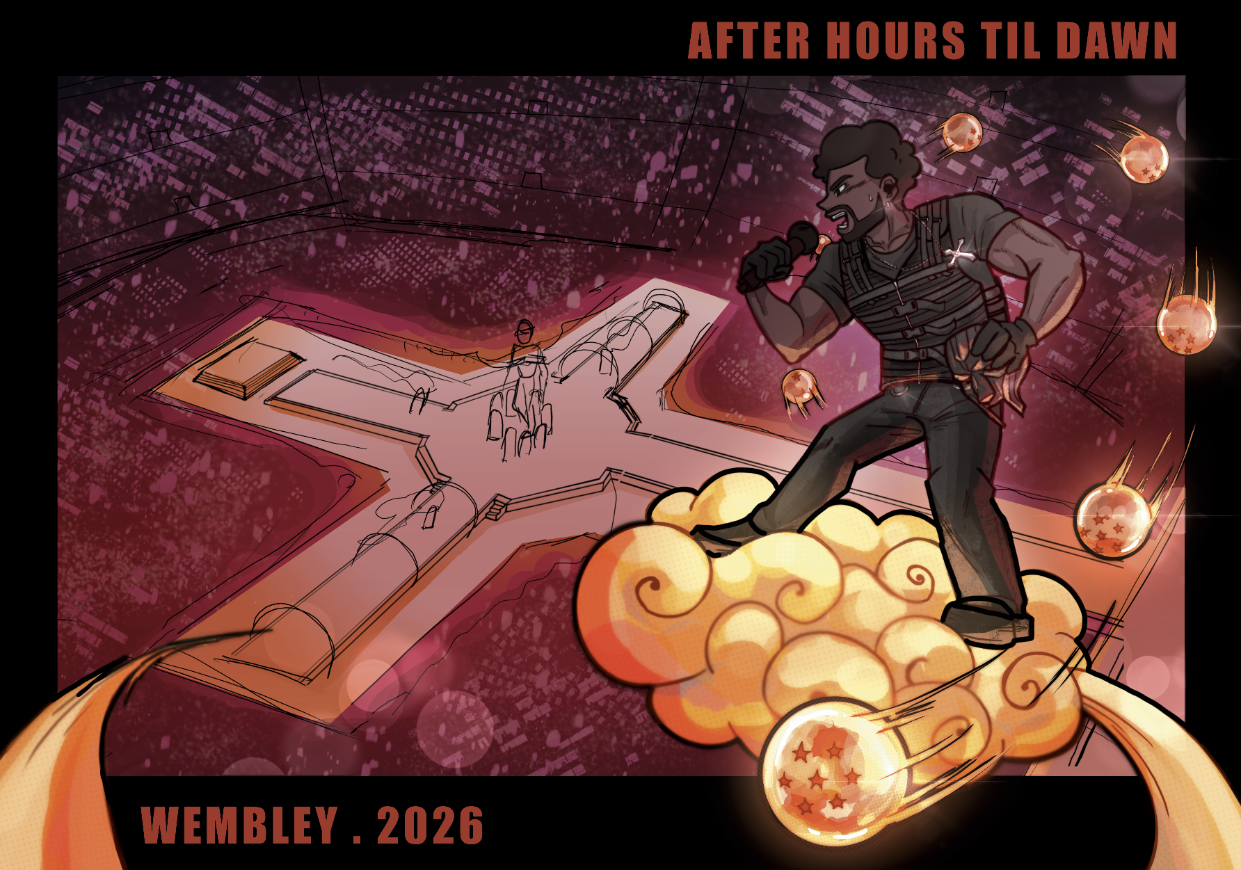 The Weeknd Poster: Color 02