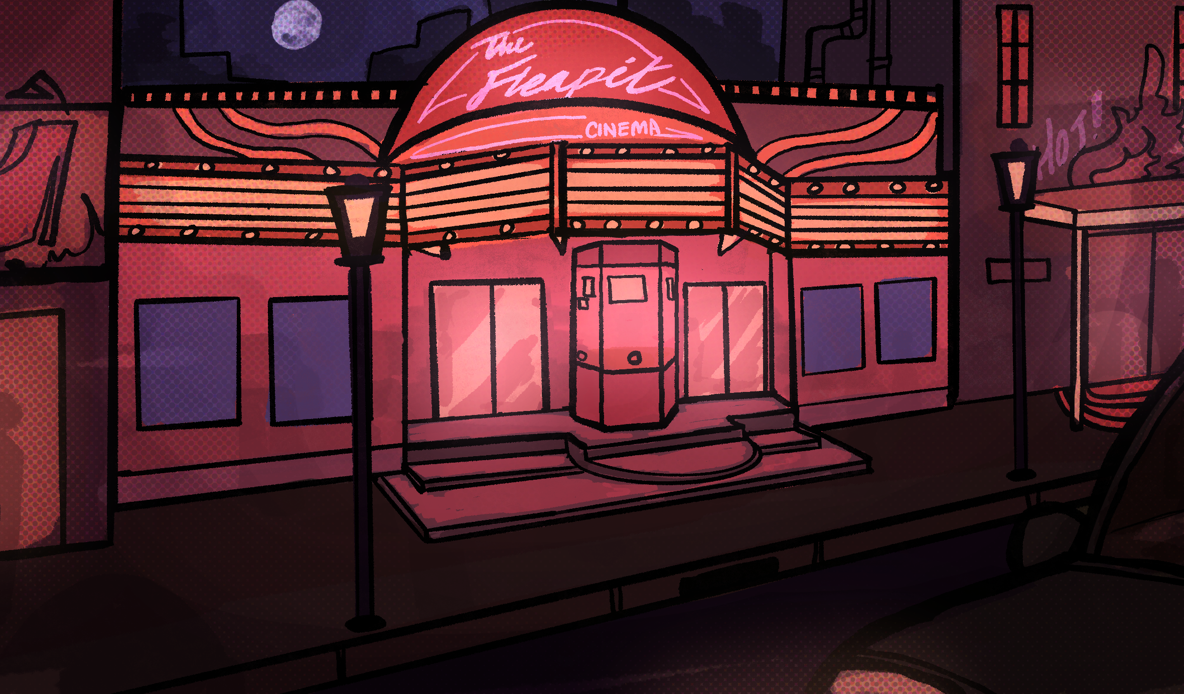Midnight Matinee: With a team of Animators and Scriptwriters, we made a pitch pack for this project.