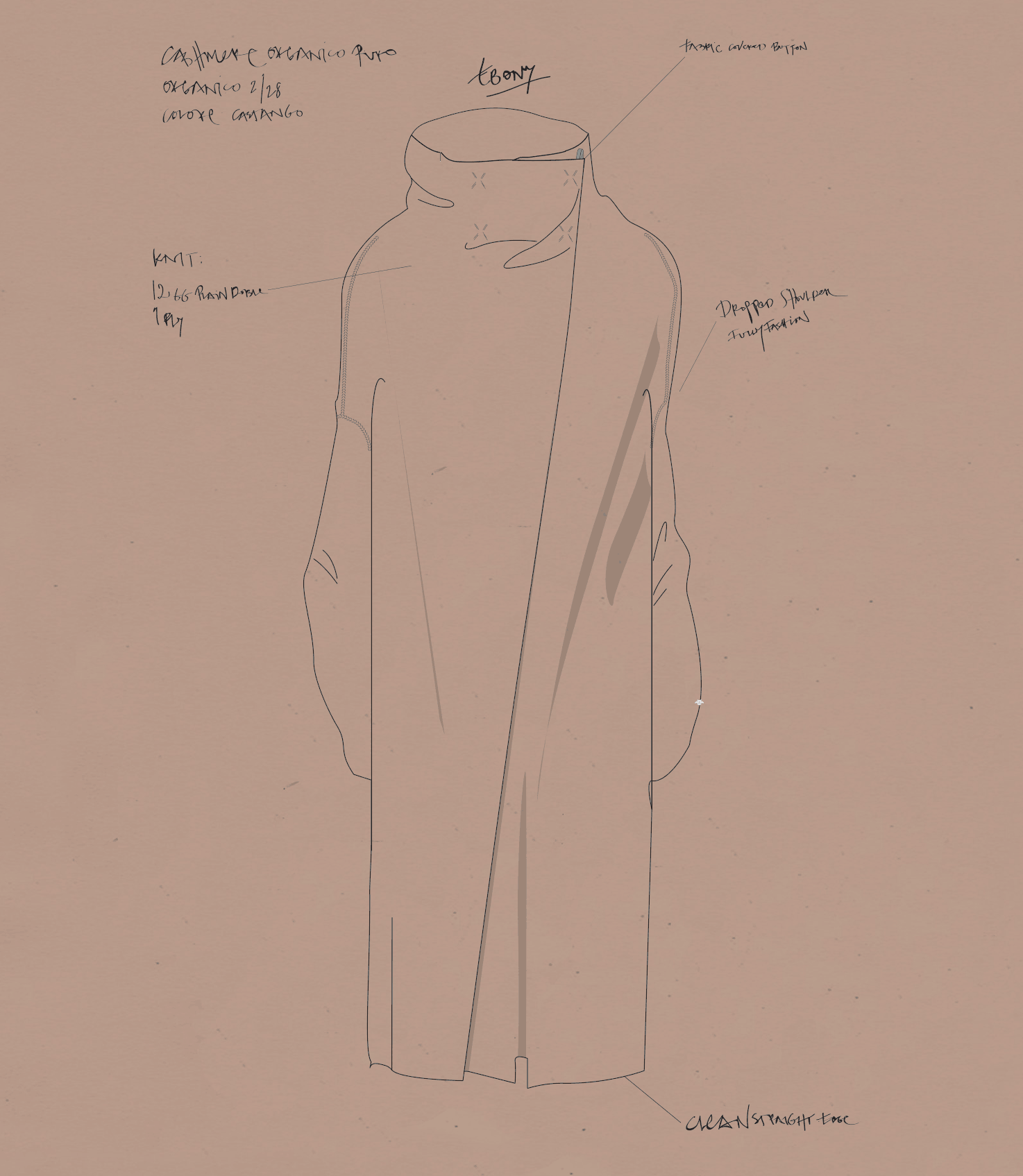 Verdi Creative cashmere jacket design