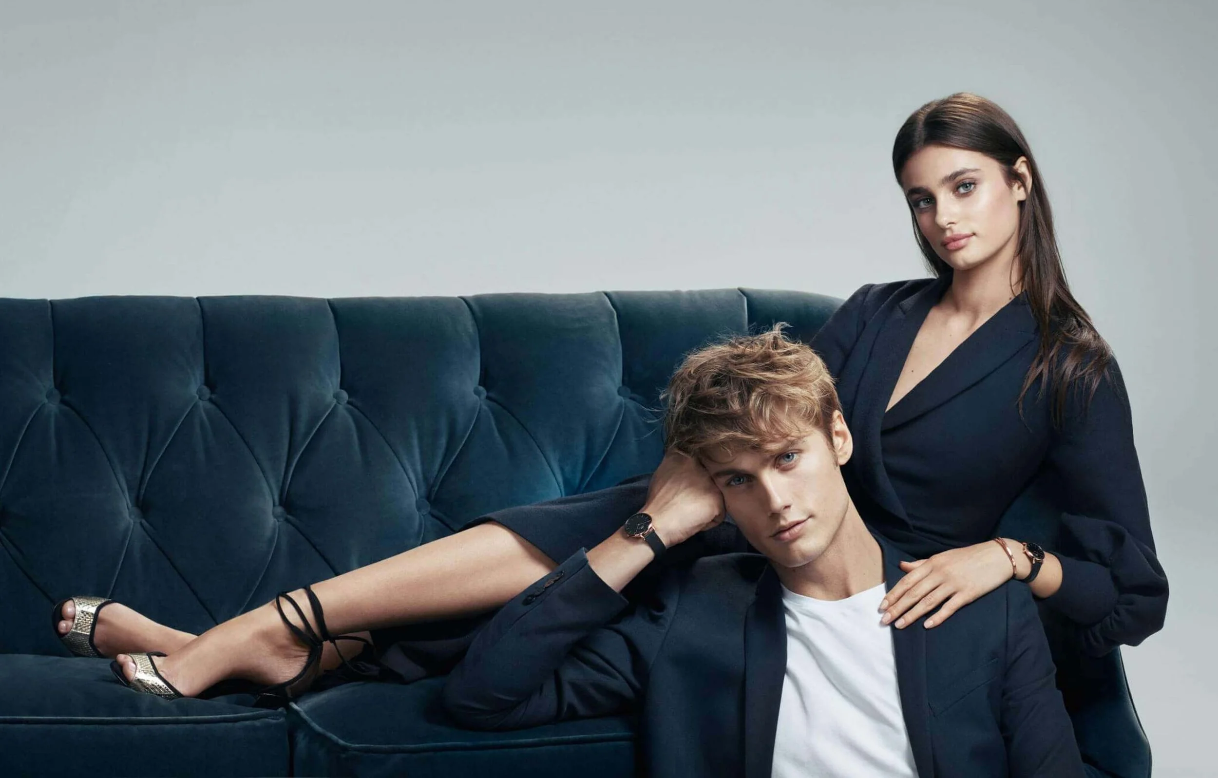 Daniel Wellington watches worn by models