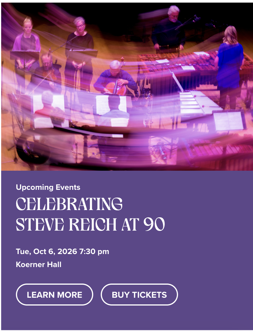 Celebrating Steve Reich at 90