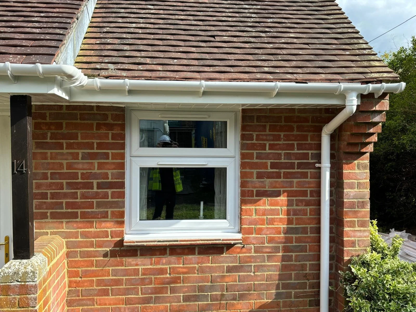 Gutter cleaning by Gosforth Roofing