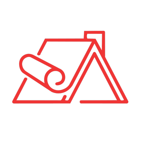 New roofs and re-roofing icon