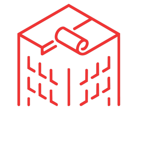 Flat roofing and lead work icon