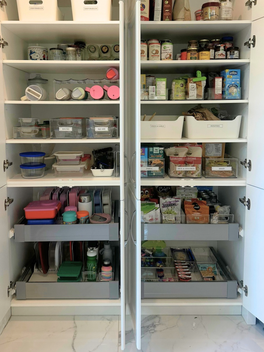 Pantry Kitchen Organize Montreal Storage Solutions