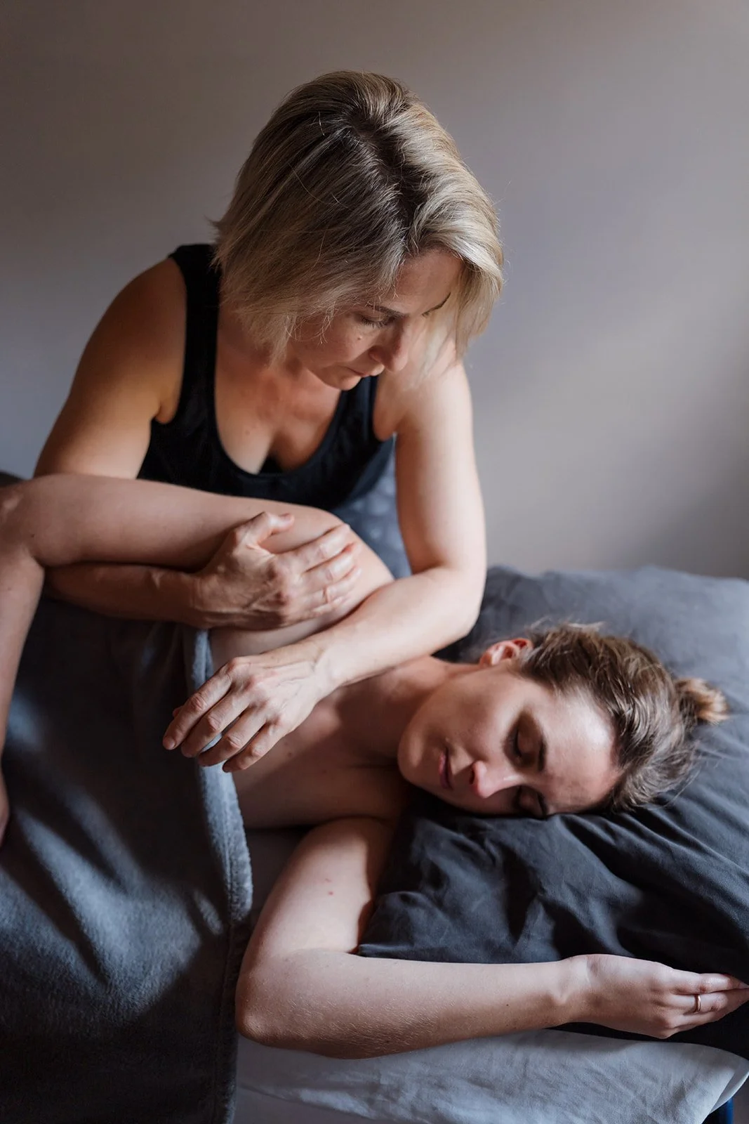 Side Lying Massage Pregnancy Reigate