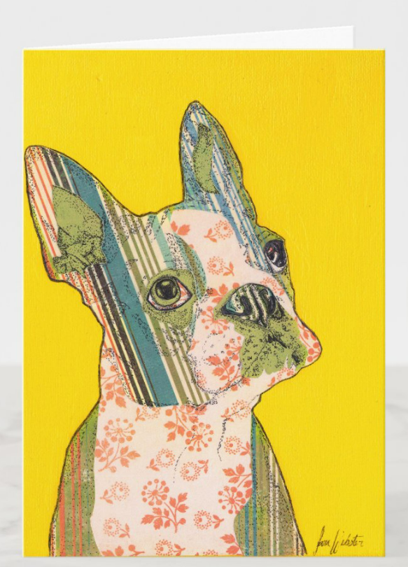 Boston Terrier Card