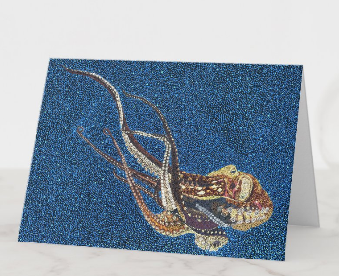 Octopus in the Depths Card