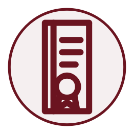 Symbol eines Geldscheins innerhalb eines Kreises