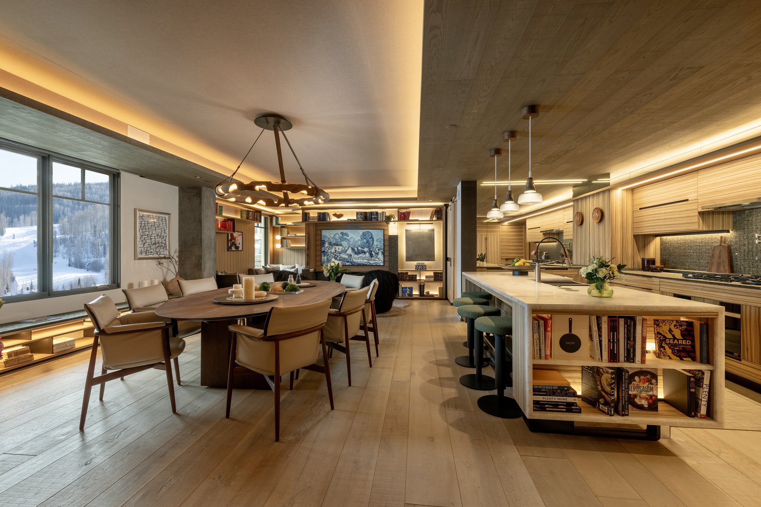 Luxury Dining & Kitchen Area in Vail