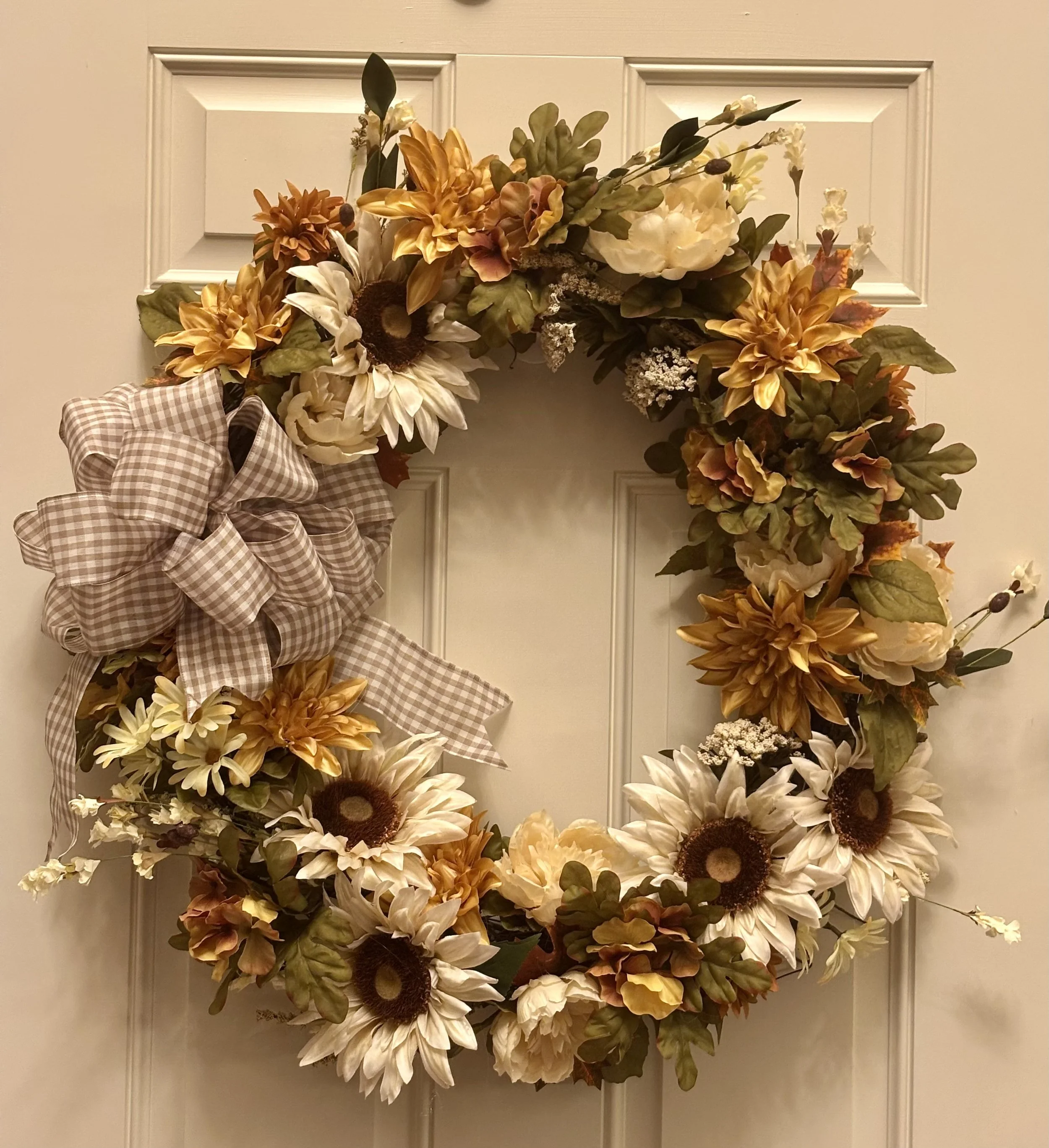 Golden Harvest Wreath