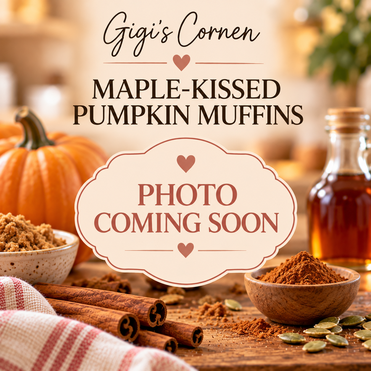 Maple-Kissed Pumpkin Muffins