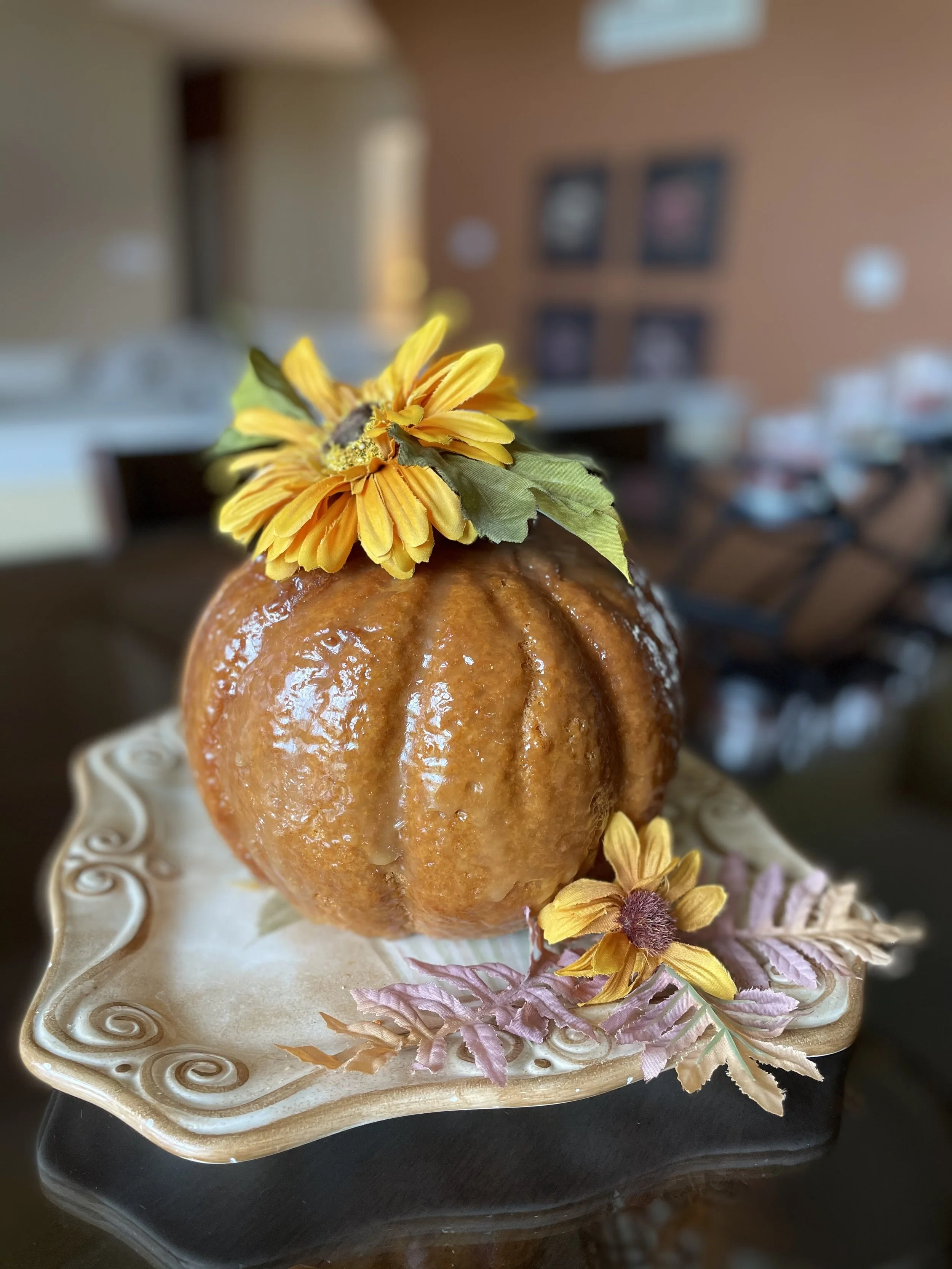 Honey-Glazed Pumpkin Spice Cake