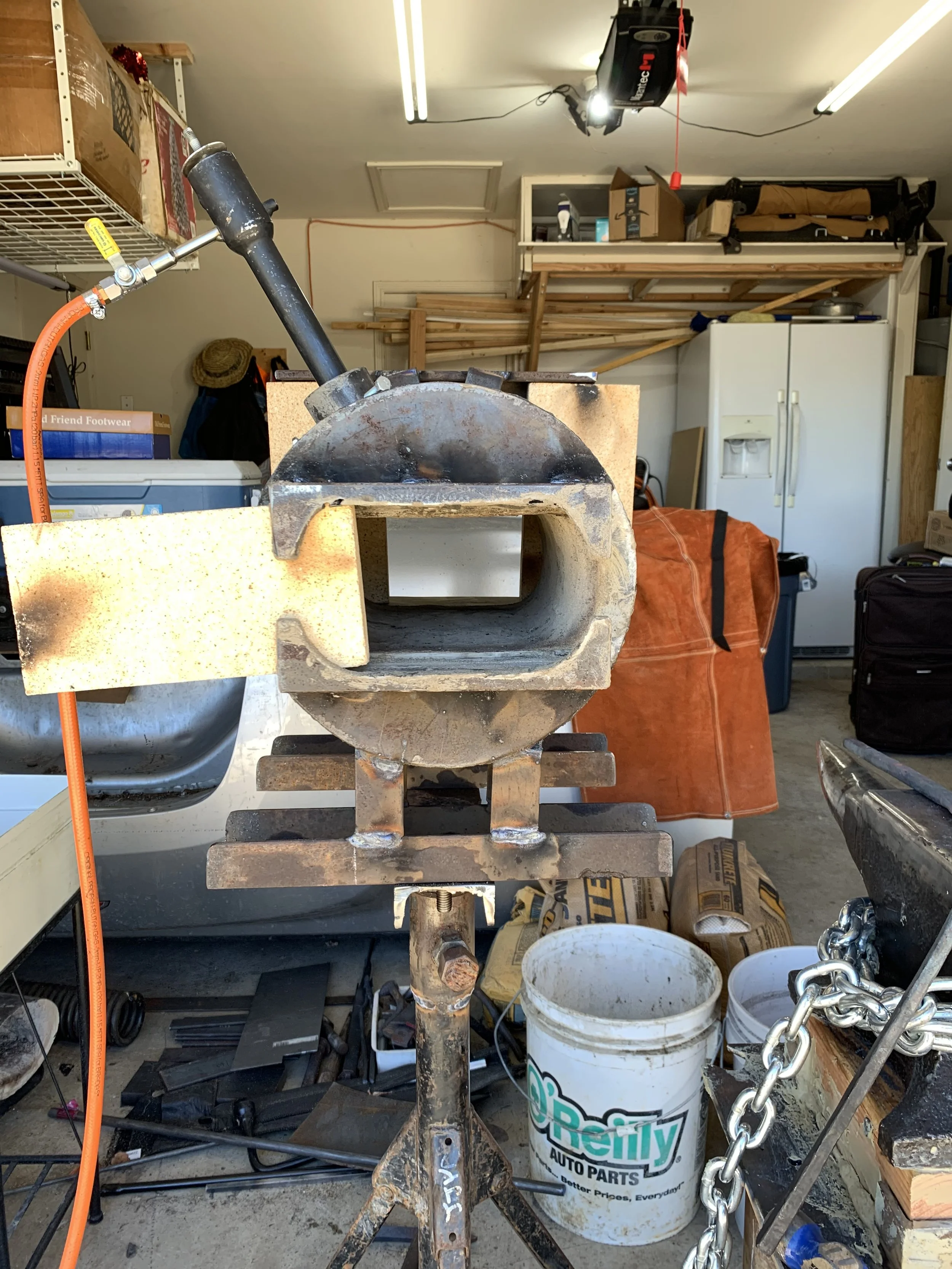 Custom built blacksmith forge | John 6:9 Welding Company LLC | Sedalia, MO