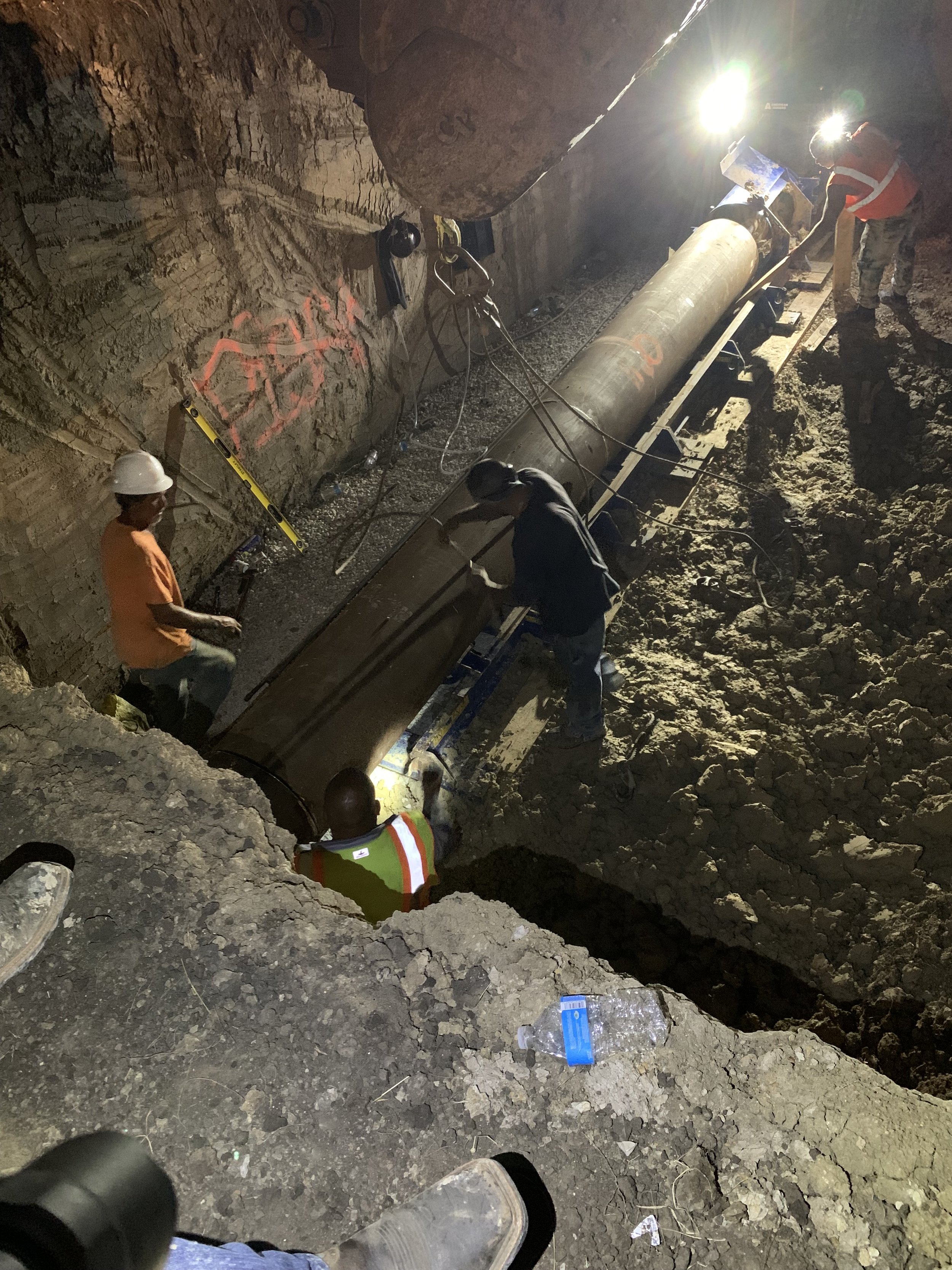 Underground utility bore casing job | John 6:9 Welding Company LLC | Sedalia, MO