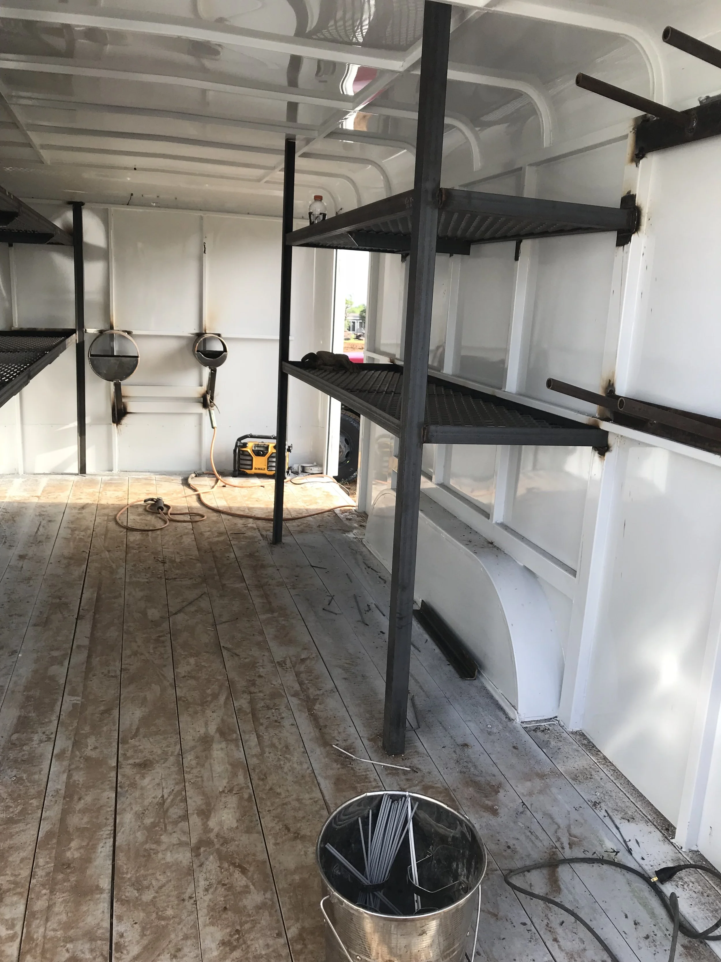 Storage fabricated for a job trailer | John 6:9 Welding Company LLC | Sedalia, MO
