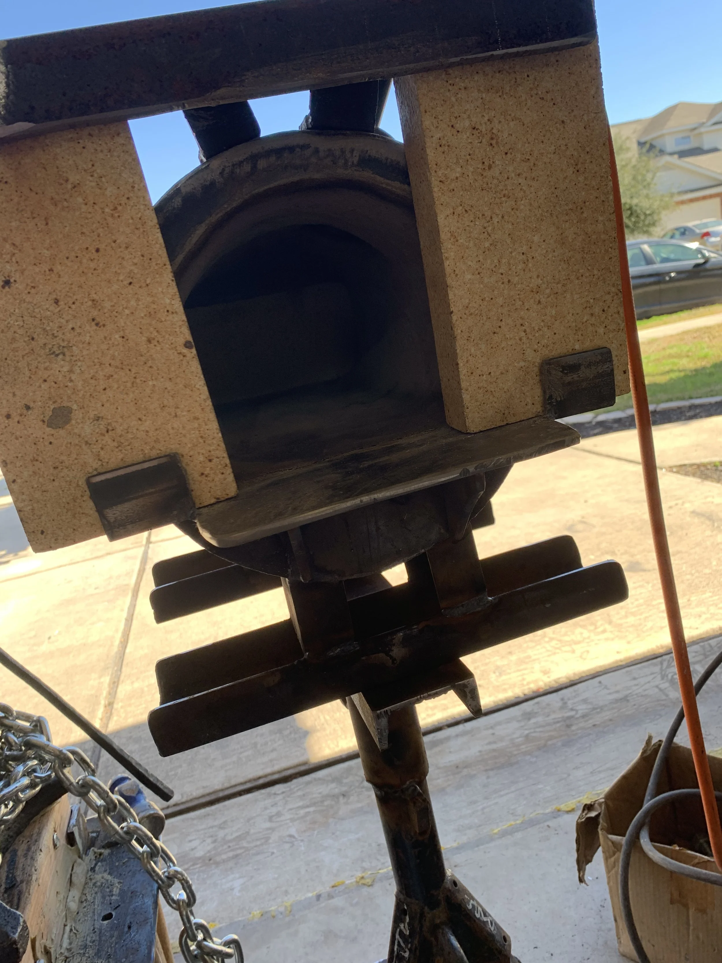 Custom built blacksmith forge | John 6:9 Welding Company LLC | Sedalia, MO