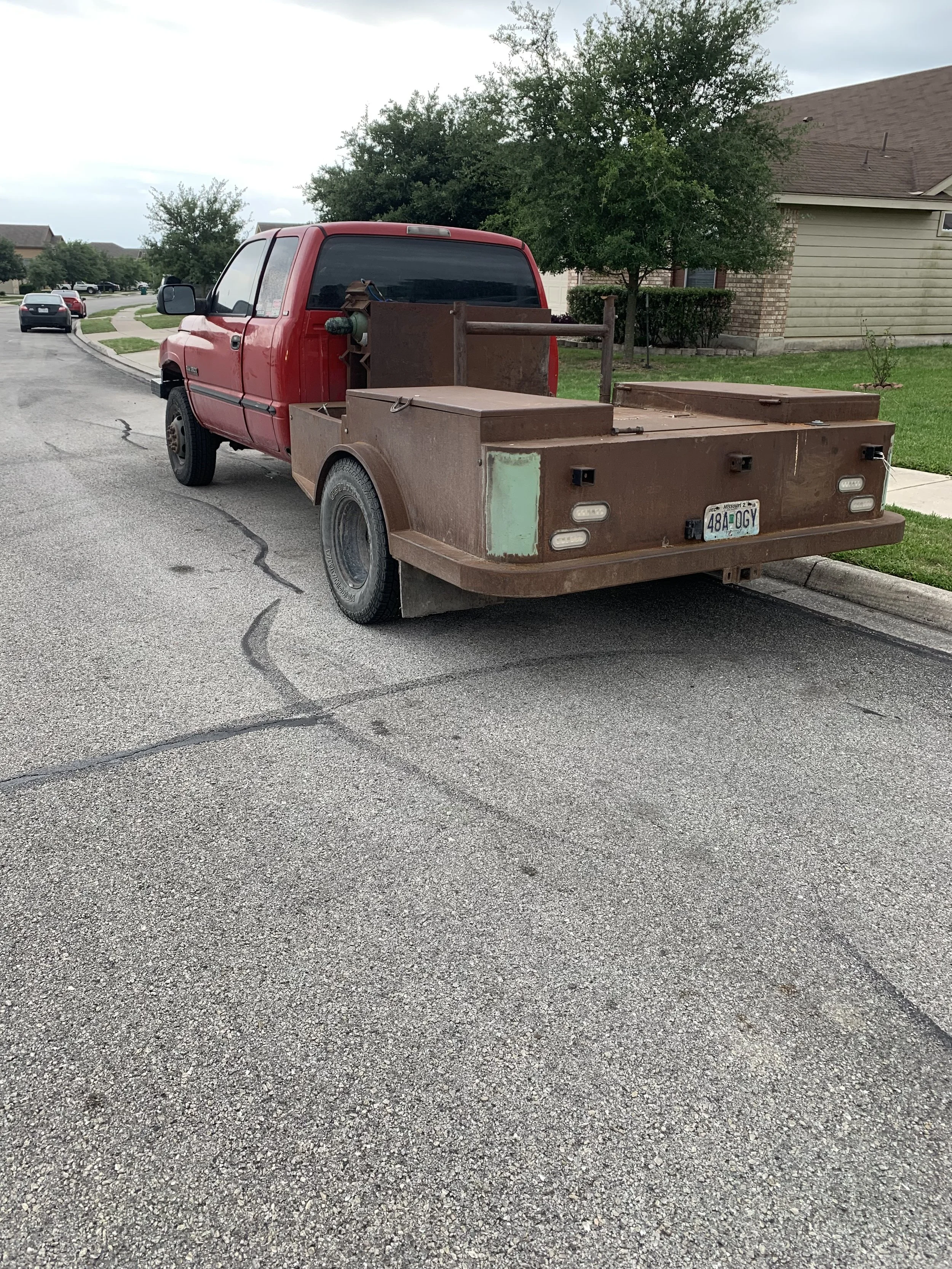 Welding truck bed for 01 dodge dually | John 6:9 Welding Company LLC | Sedalia, MO