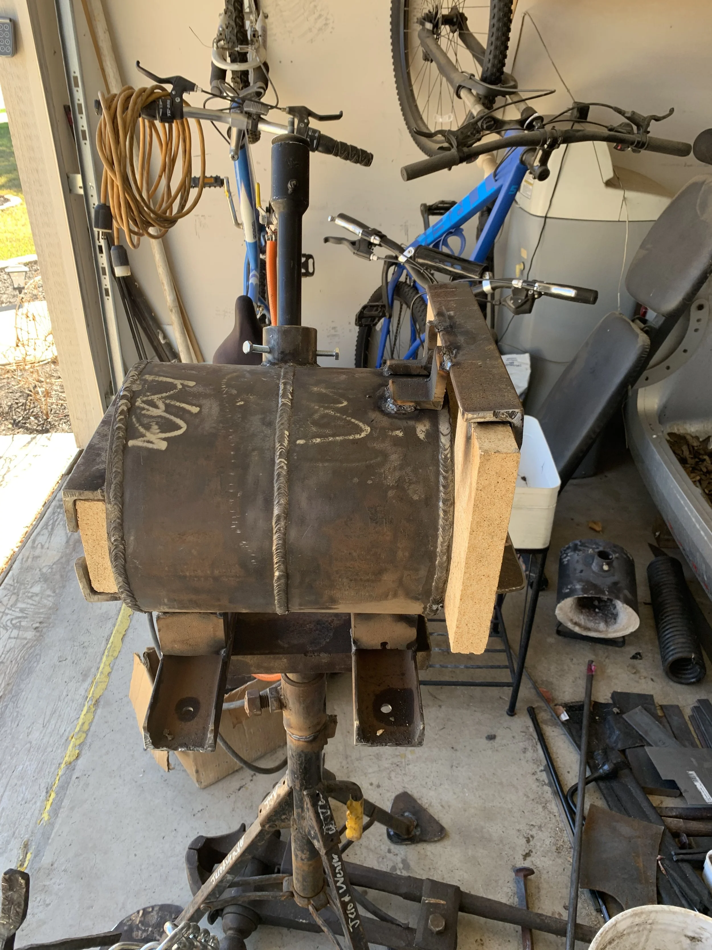 Custom built blacksmith forge | John 6:9 Welding Company LLC | Sedalia, MO