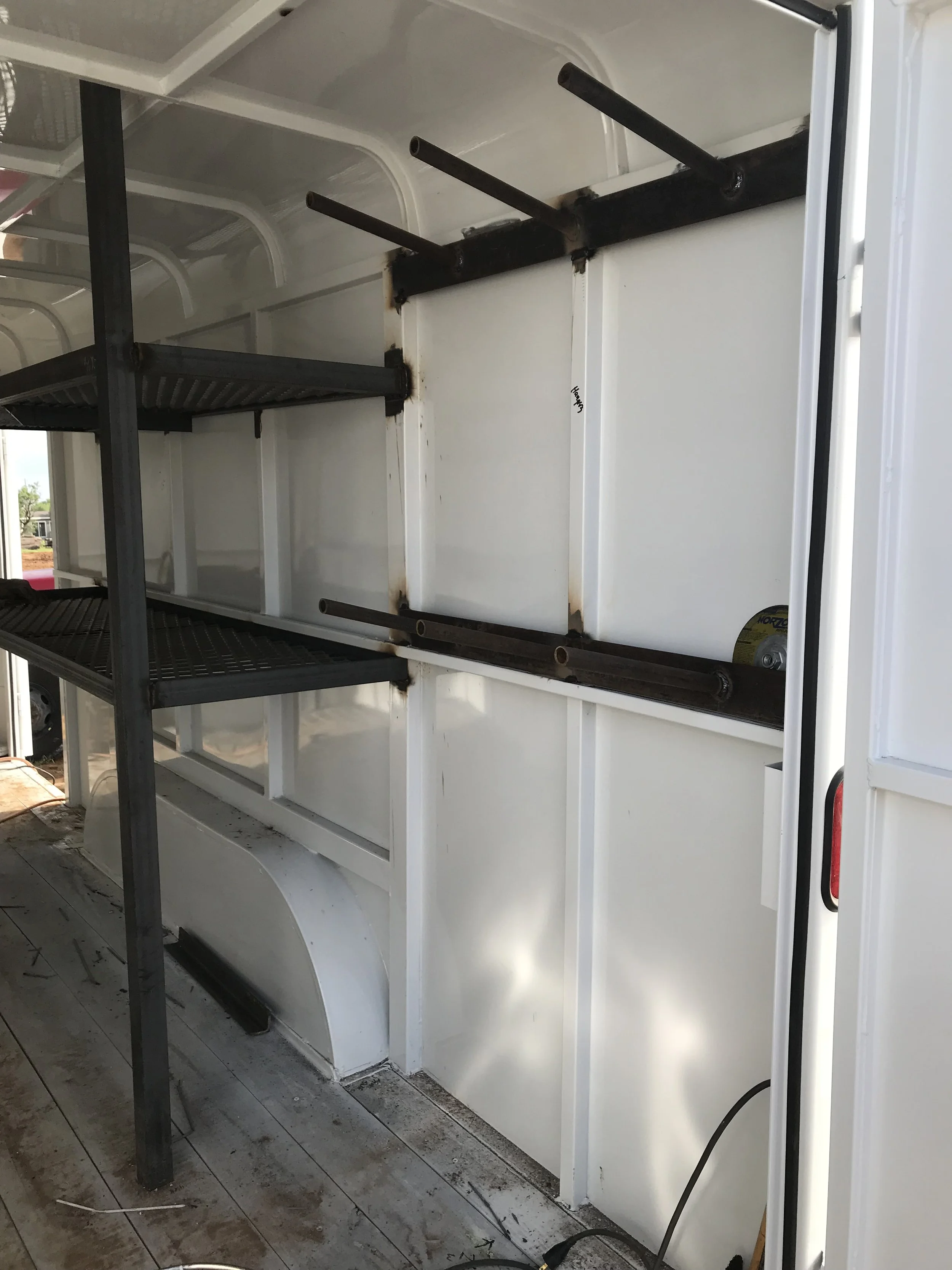 Storage fabricated for a job trailer | John 6:9 Welding Company LLC | Sedalia, MO
