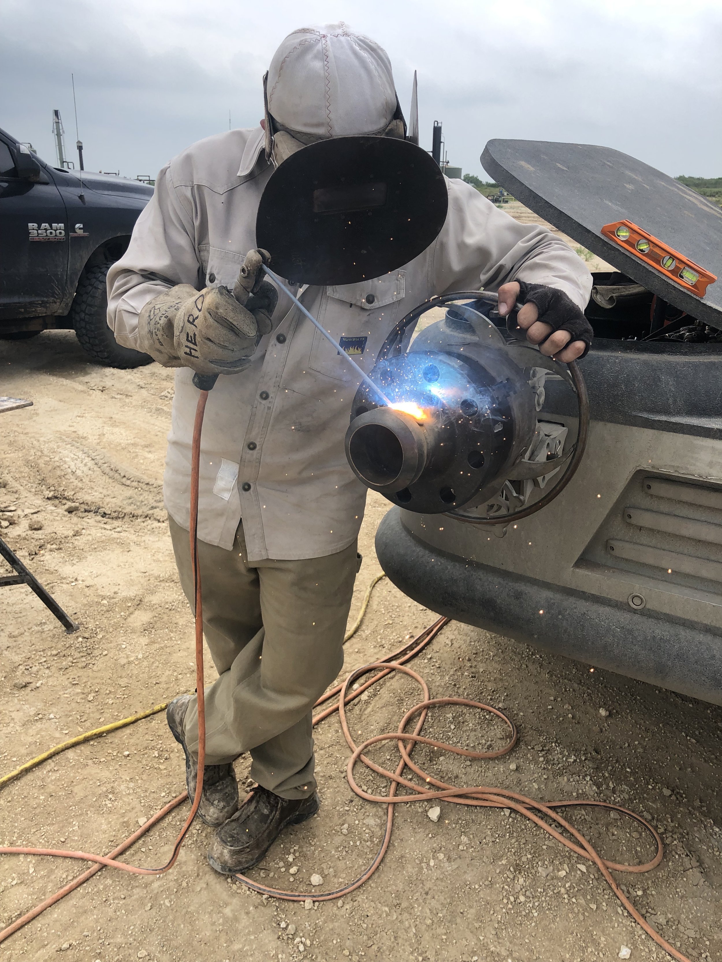 Oil and gas pipe fabrication rollout | John 6:9 Welding Company LLC | Sedalia, MO