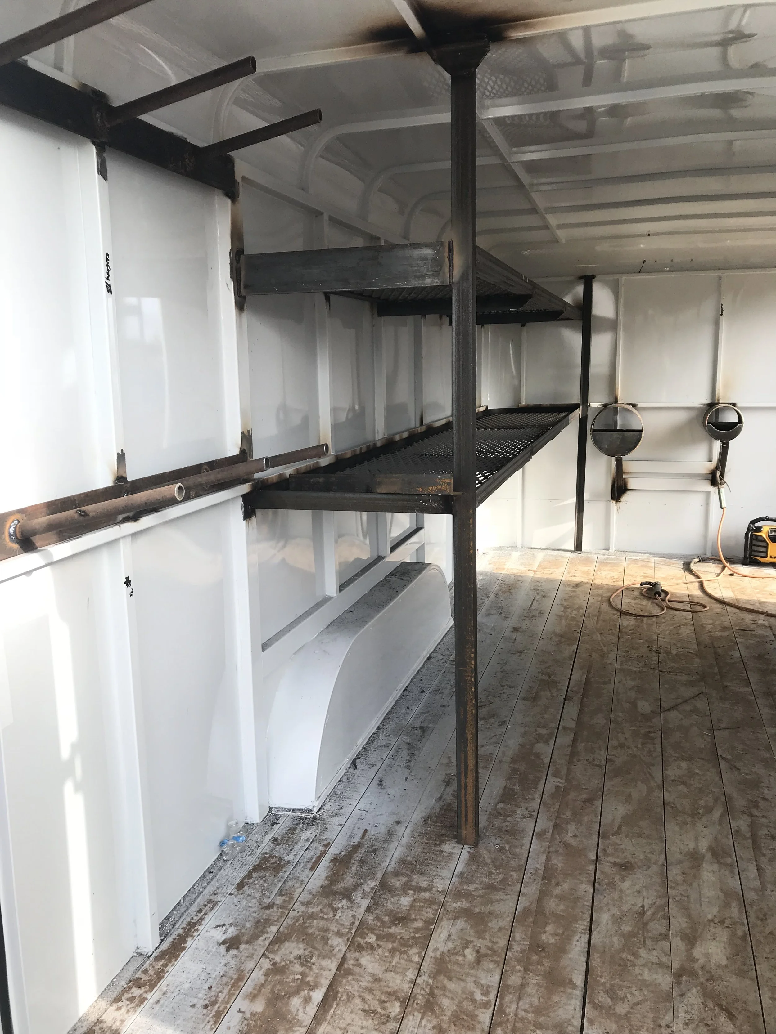 Storage fabricated for a job trailer | John 6:9 Welding Company LLC | Sedalia, MO