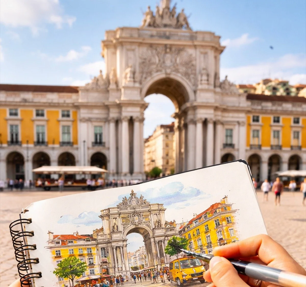 Urban Sketching in Lisbon