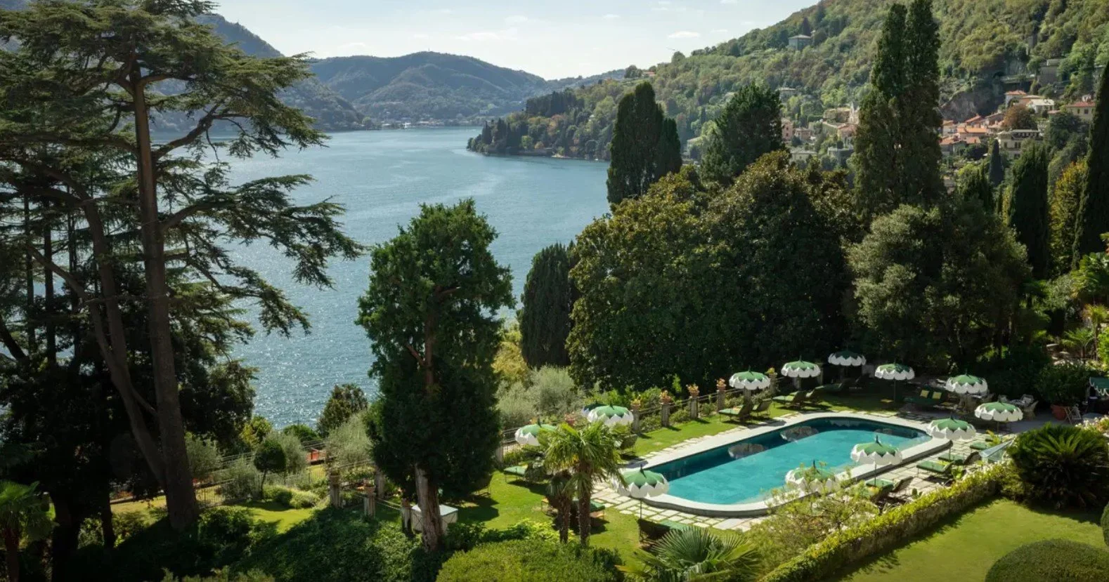 L'hôtel 5 étoiles sur le lac de Come.