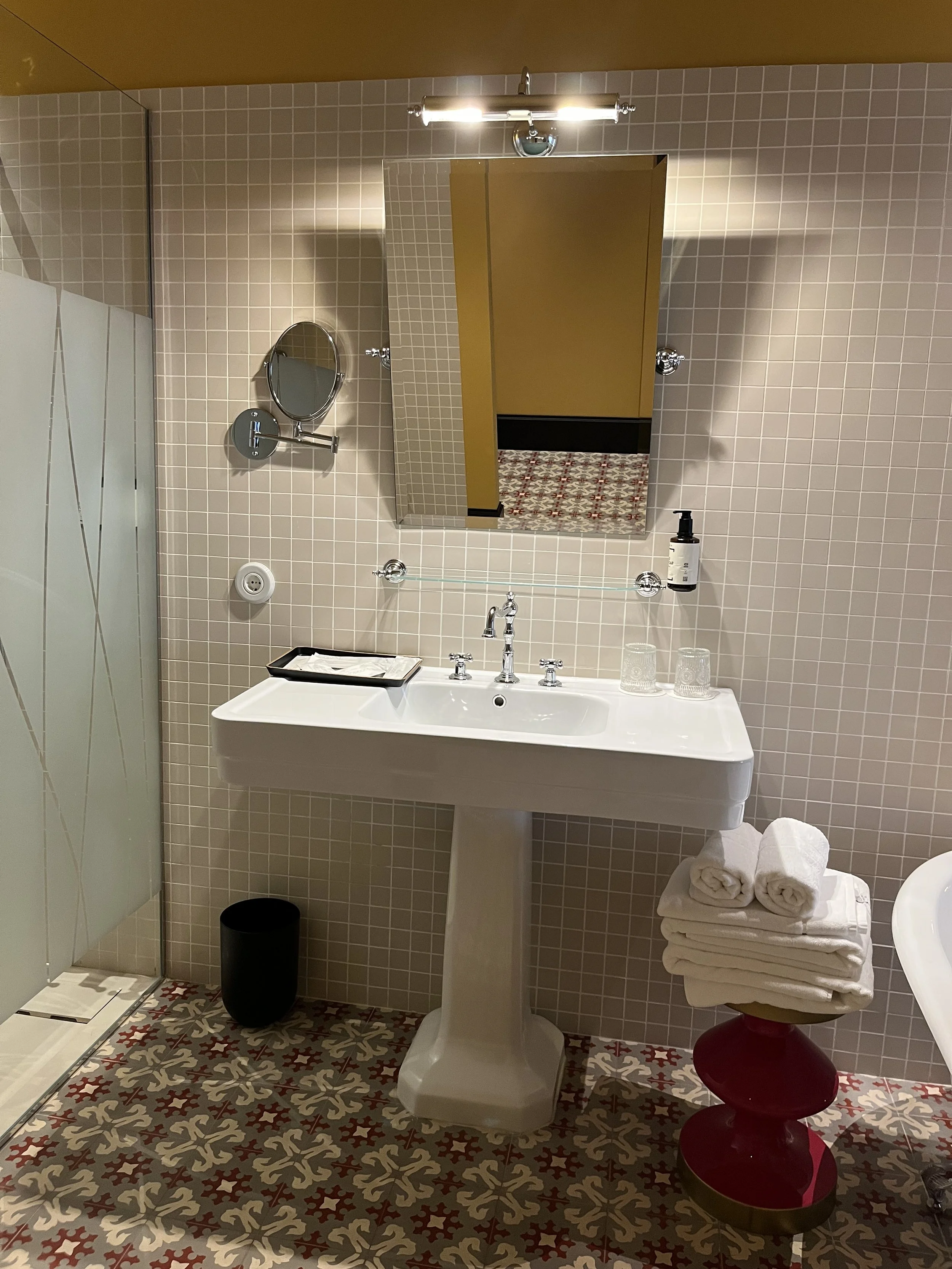Les salles de bains art déco.