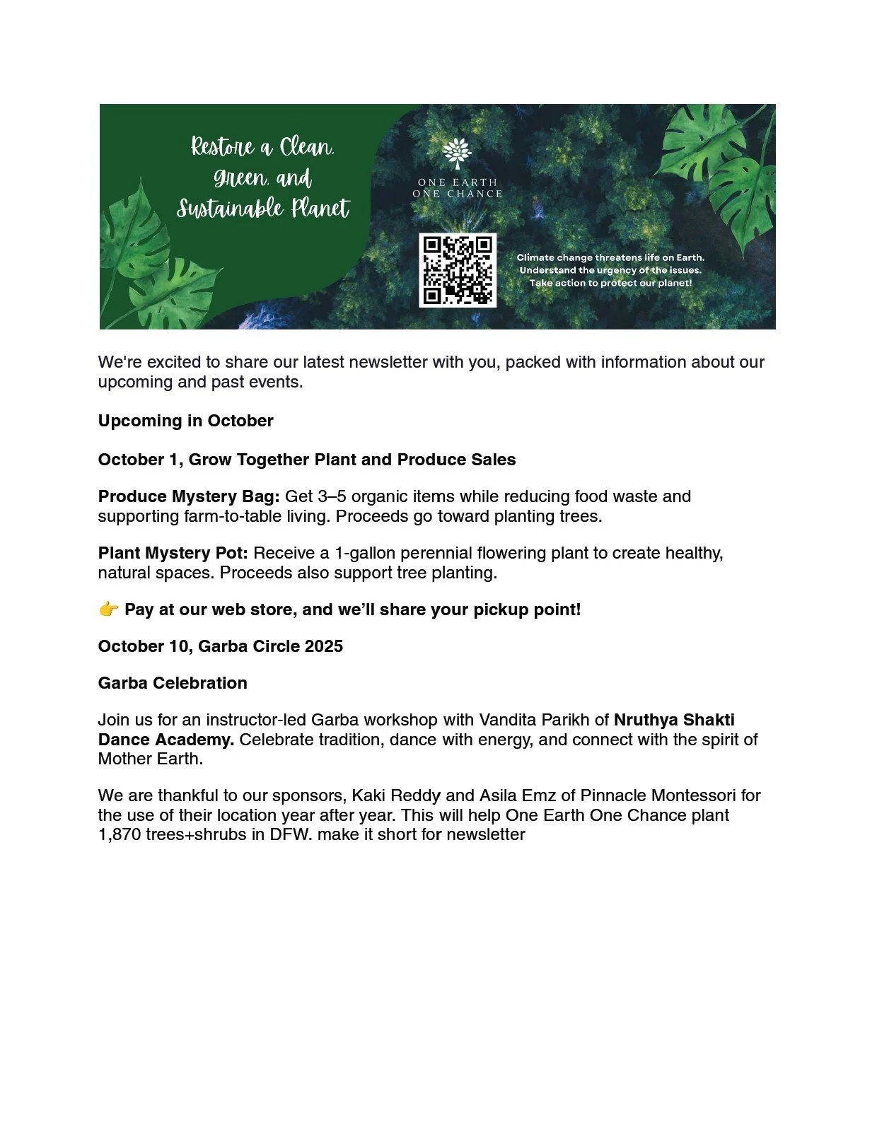 September 2025 Newsletter thumbnail