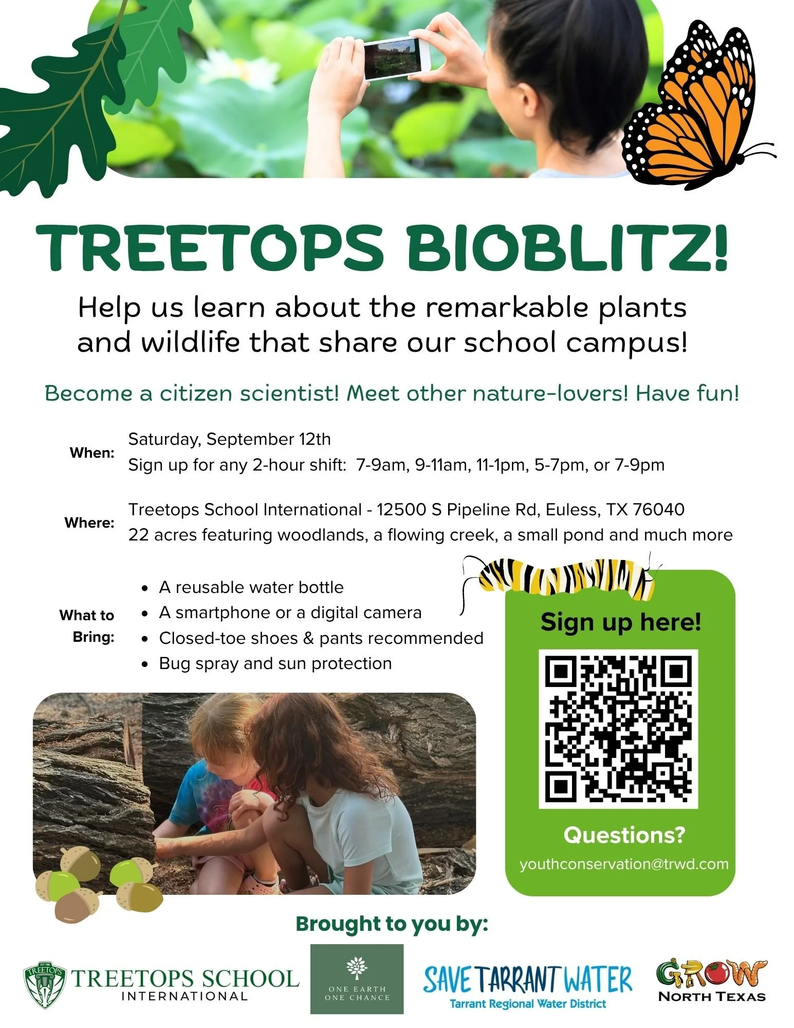 TREETOPS BIOBLITZ!