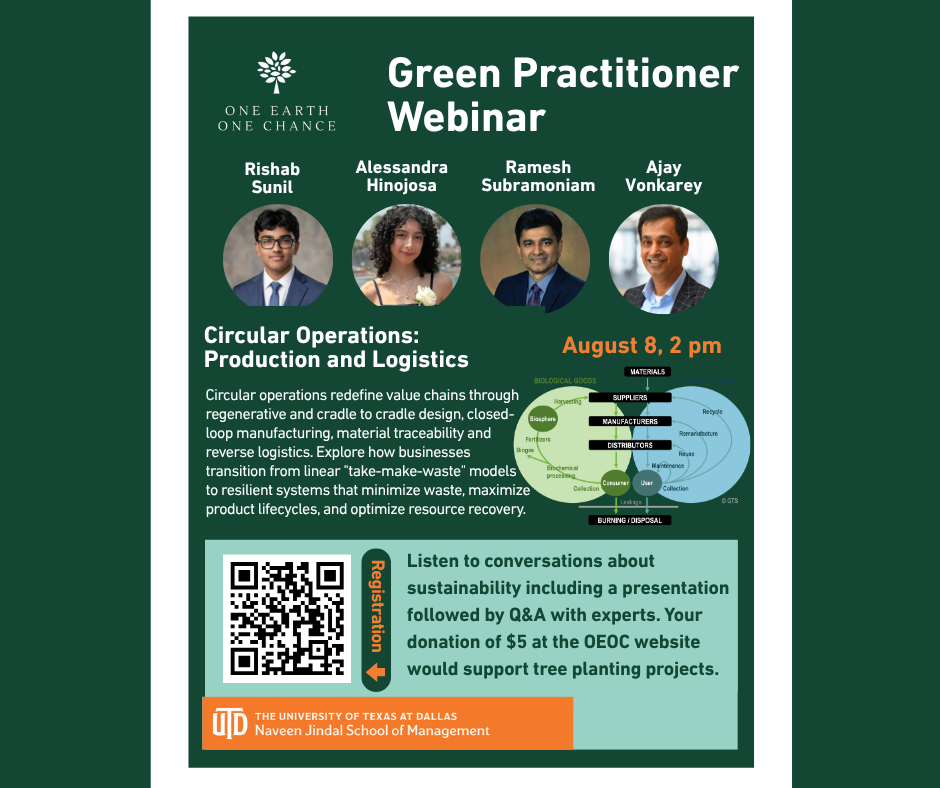 Green Practitioner Webinar: Circular Ops: Production & Logistics