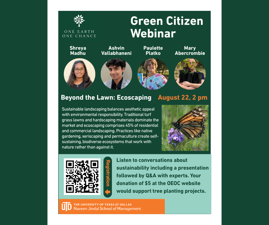 Green Citizen Webinar: Beyond the Lawn: Ecoscaping