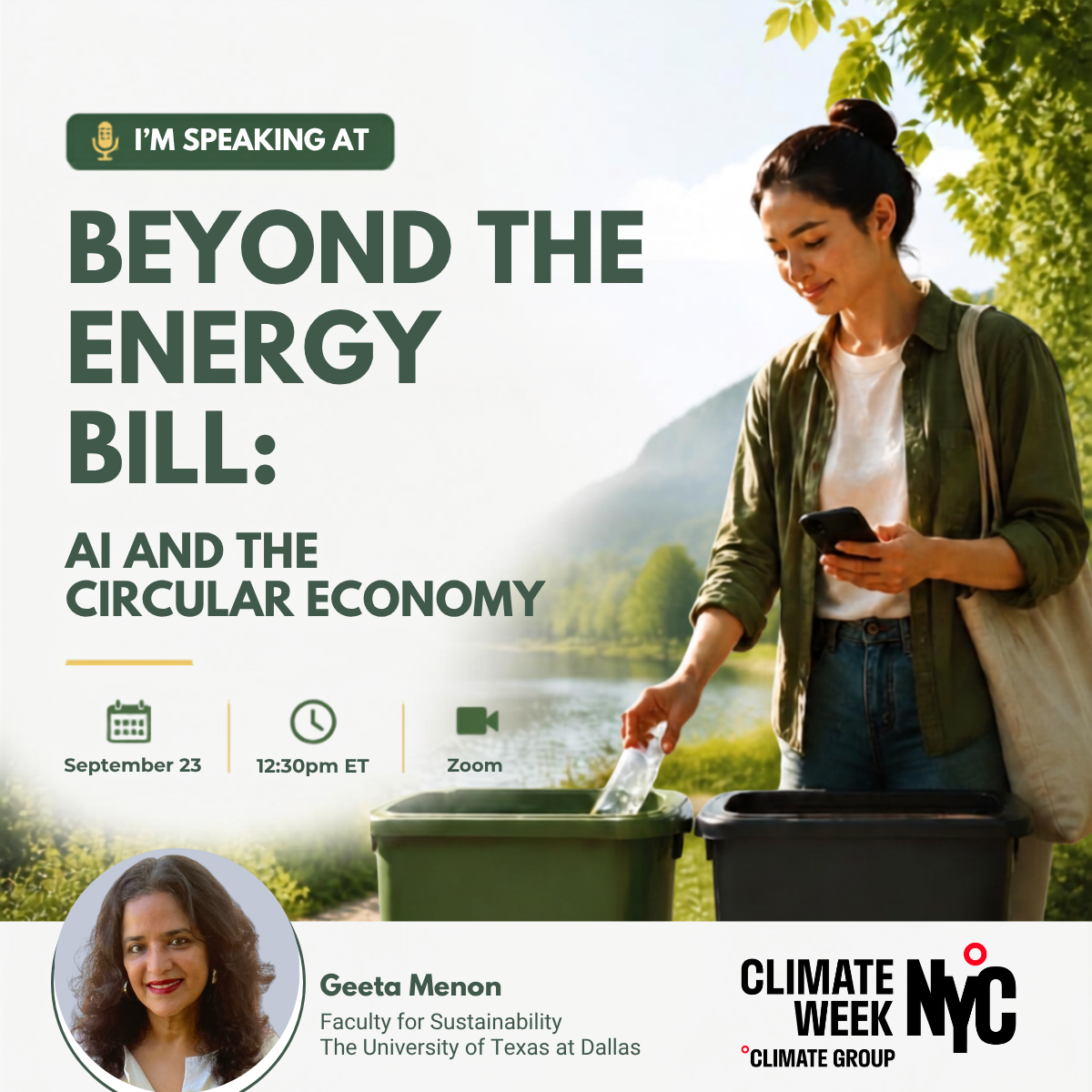 Solution Citizen Webinar: Beyond the Energy Bill: AI and the Circular Economy