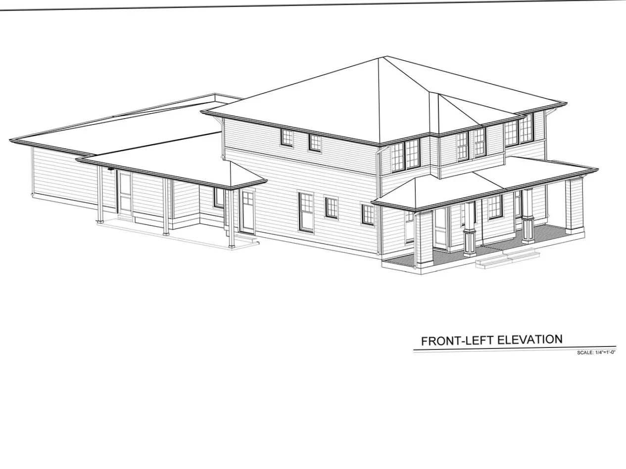 Architectural site blueprint plan and neighborhood community layout map for the 8-unit luxury townhomes at 44 West on Tippet Trail..