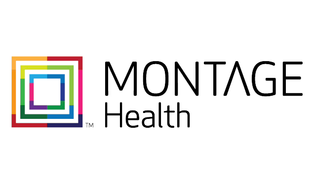Montage Health logo featuring multicolored overlapping squares and the words 'MONTAGE Health'.