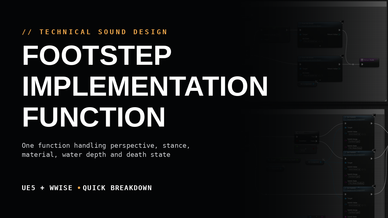 Footstep Implementation Function