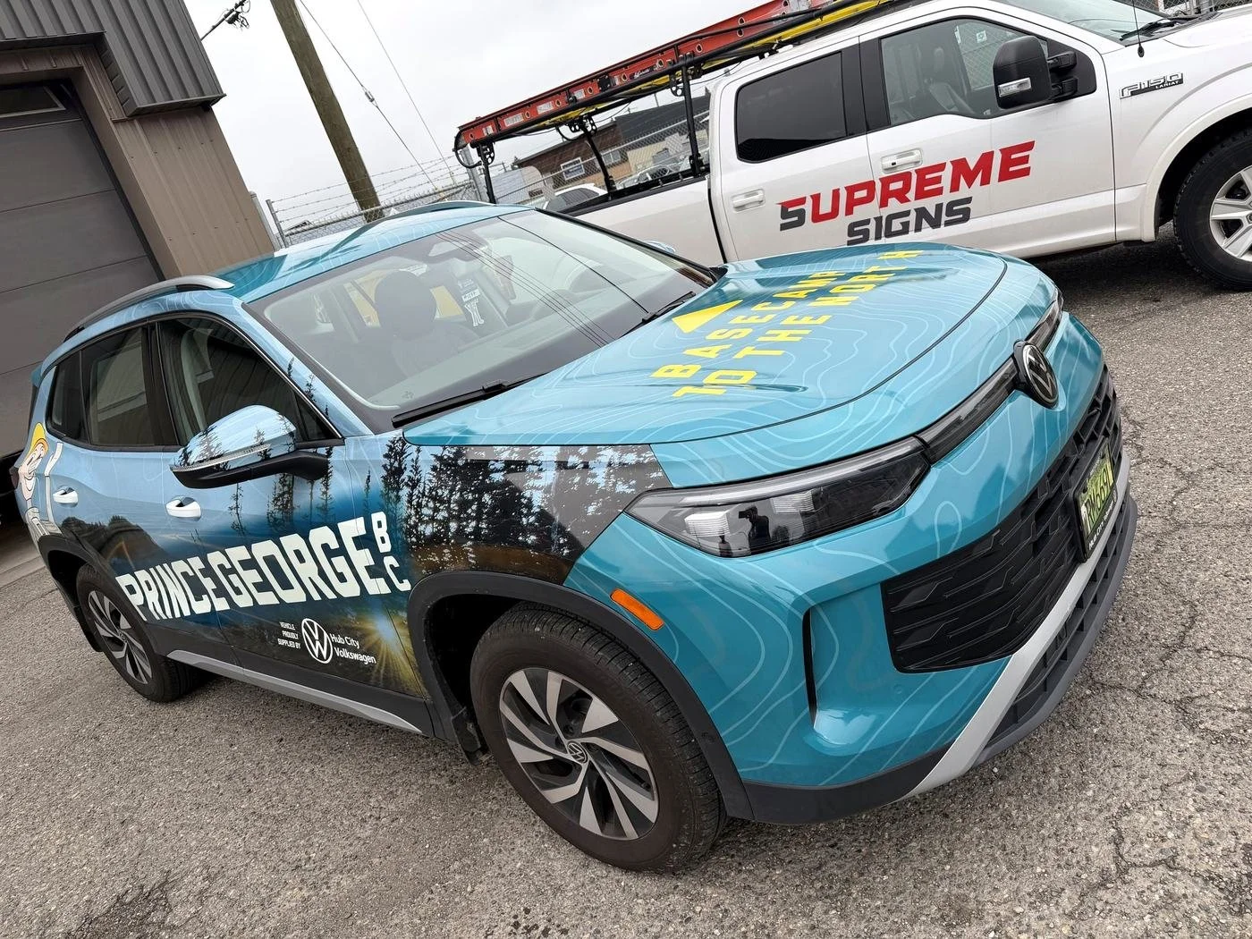 Prince George tourism SUV — full vehicle wrap