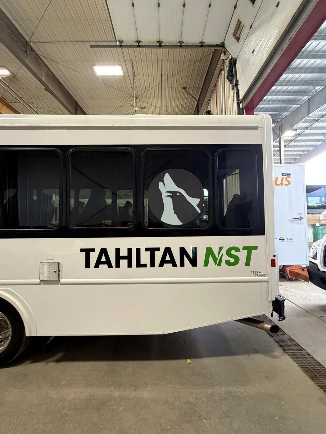 Tahltan NST transit bus decals