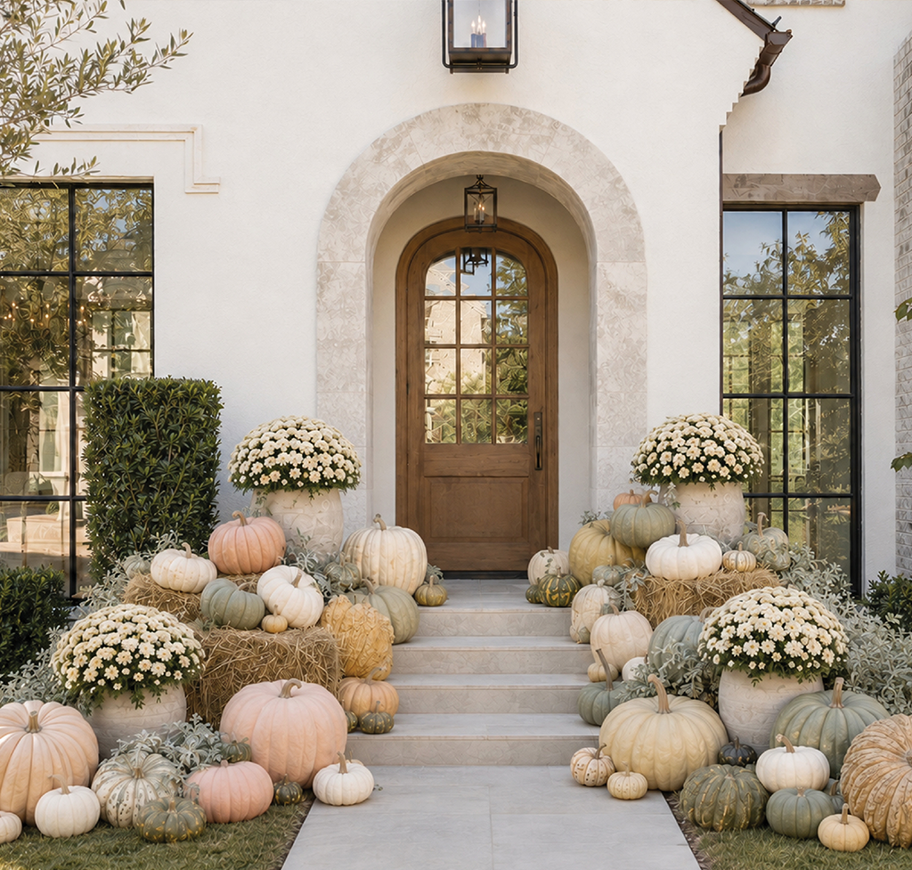 The Natural Package Fall Porch Styling With Pumpkins Lincoln, Nebraska