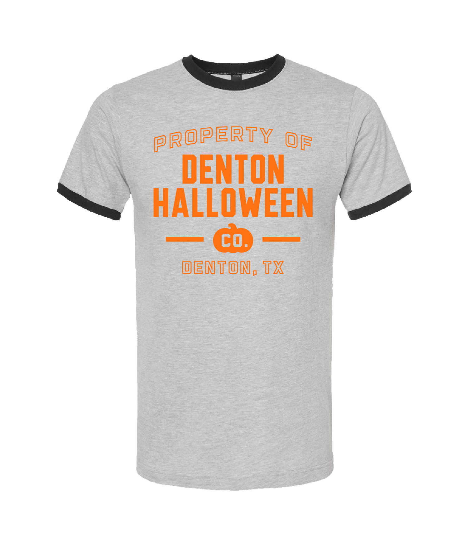 Property of Denton Halloween Ringer Tee