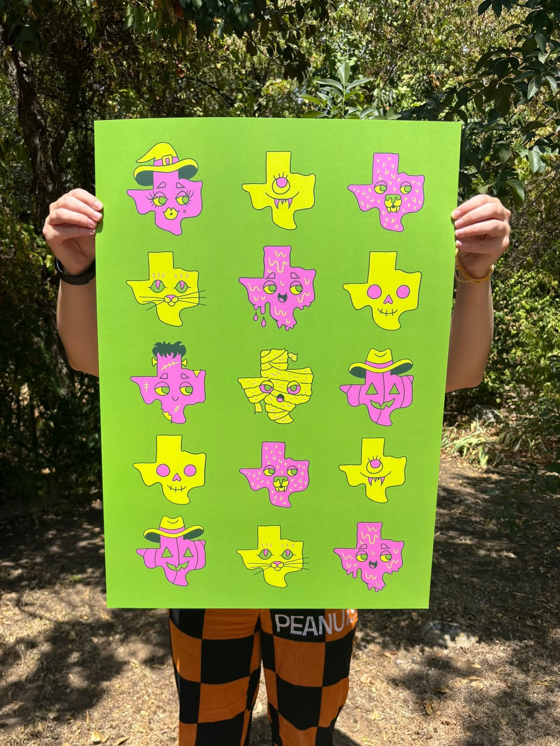 Texas On Repeat Poster