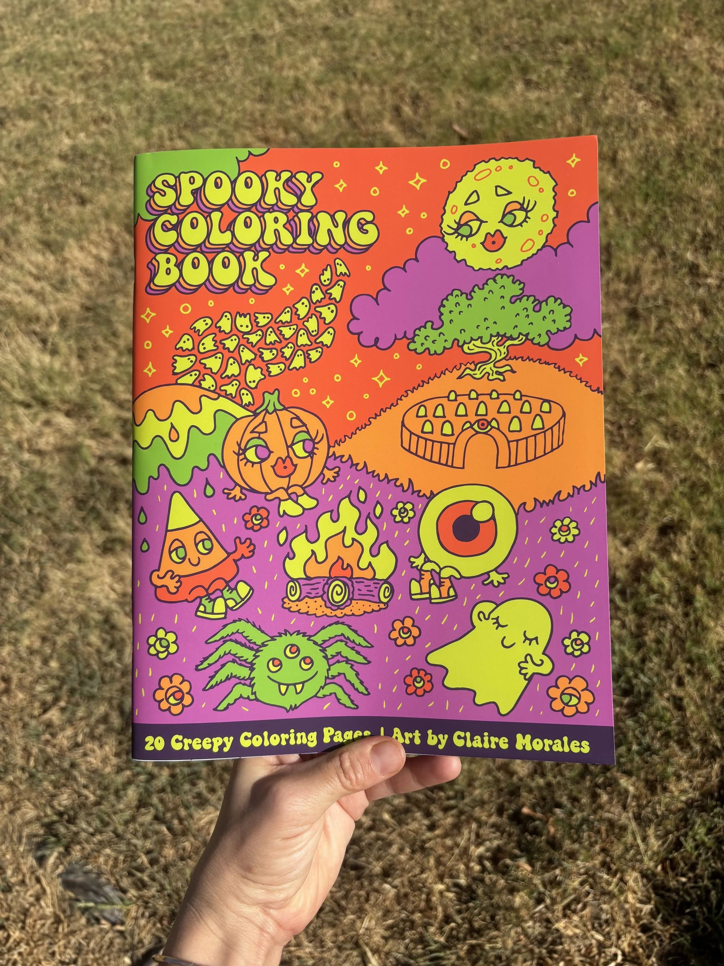 Spooky Halloween Coloring Book