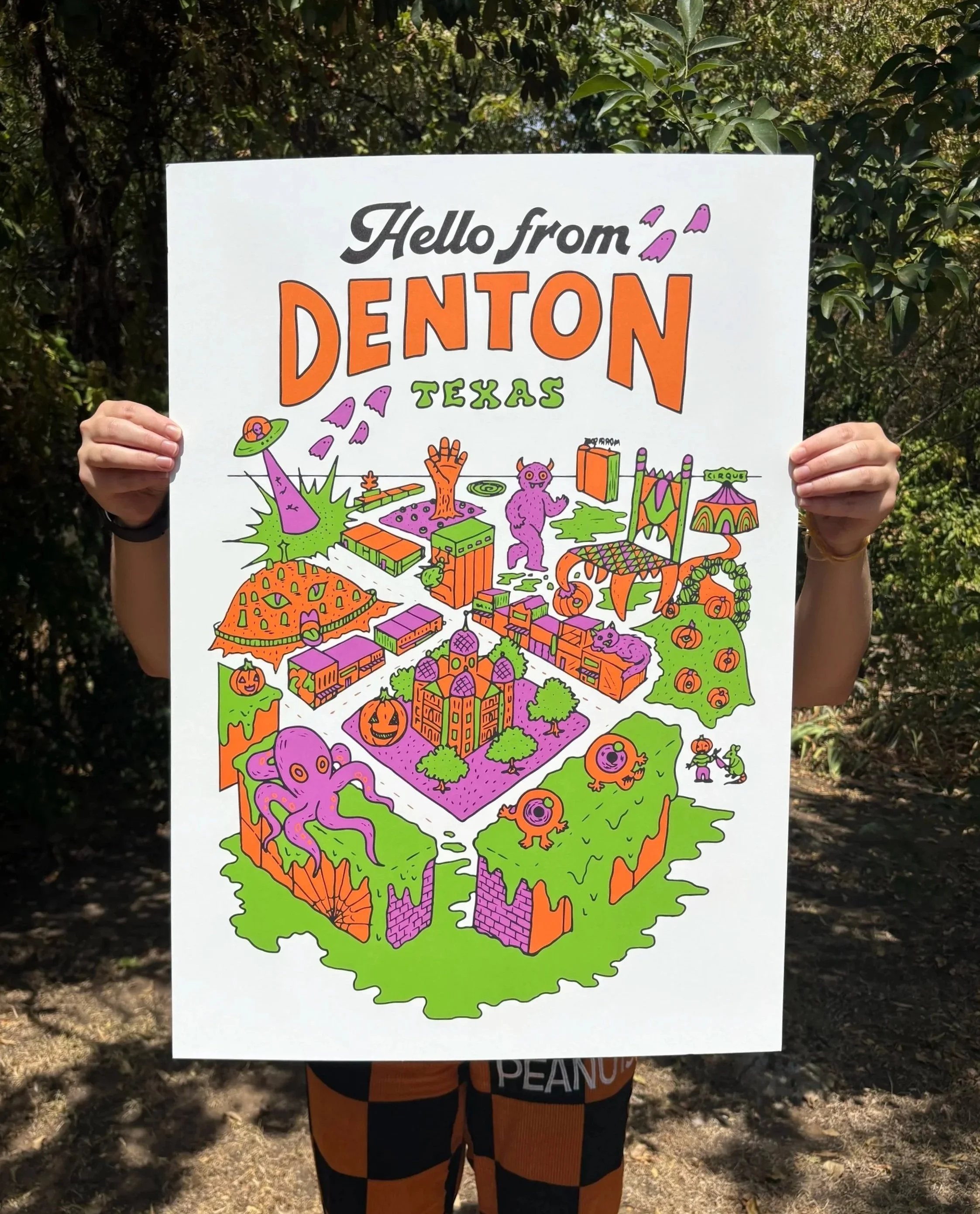 Denton Square Poster