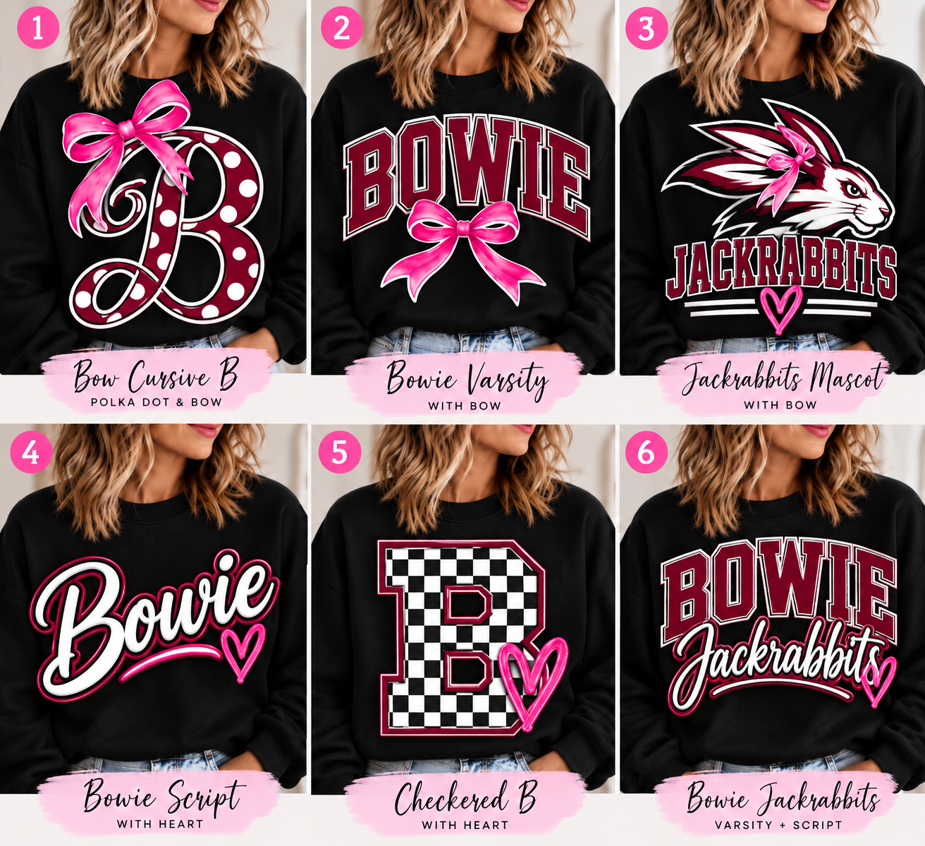 Bowie Jackrabbit Pink Out