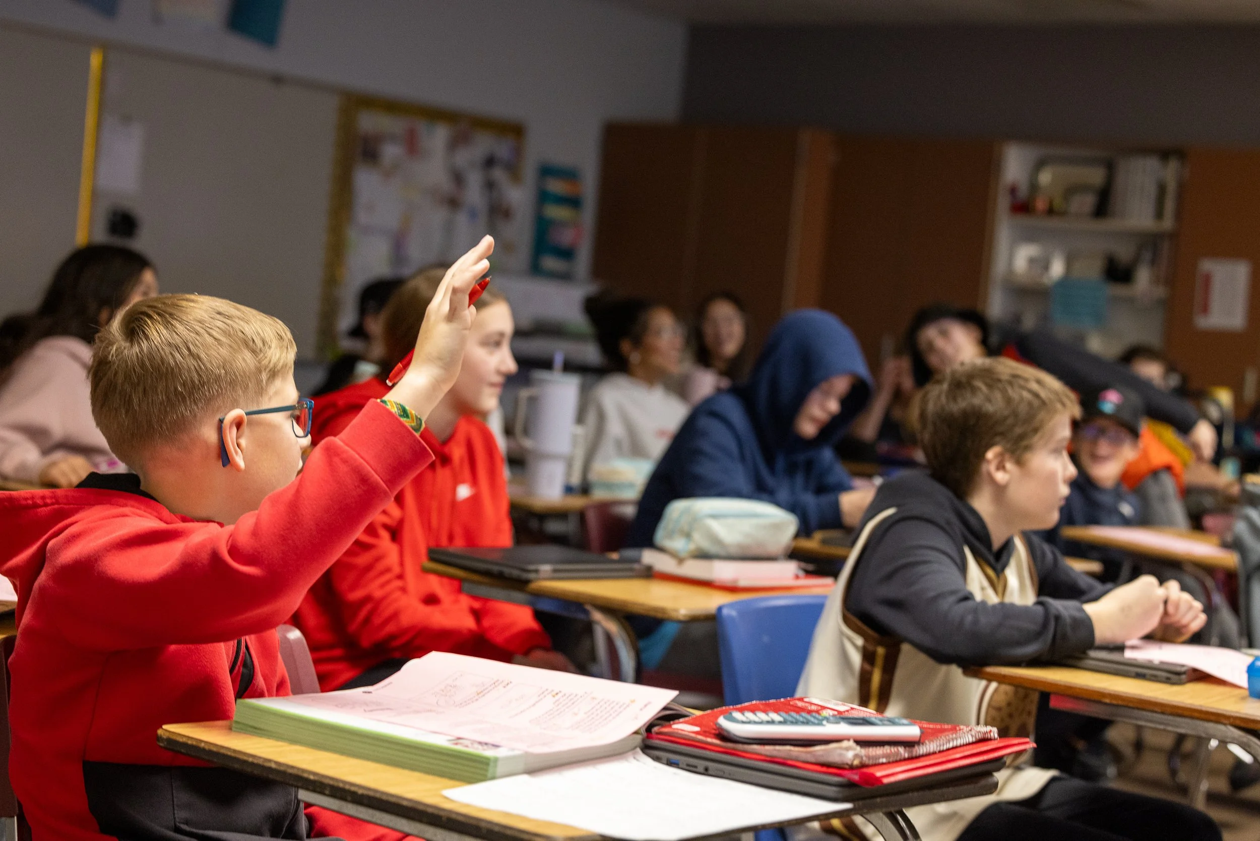 students in a classroom setting
