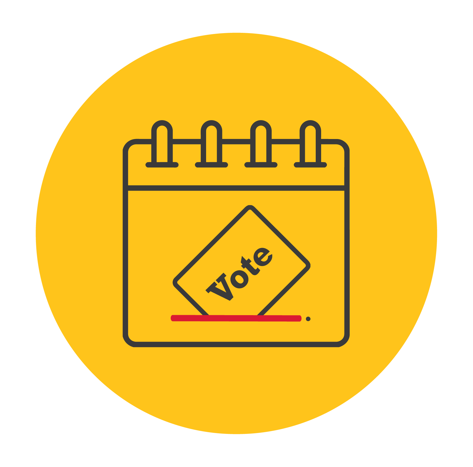 vote calendar icon
